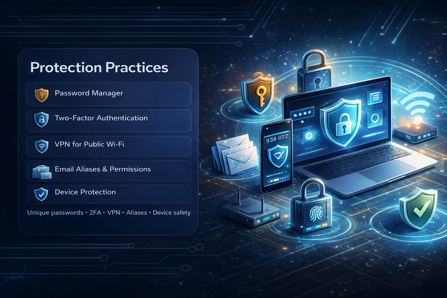 Protection practices illustration